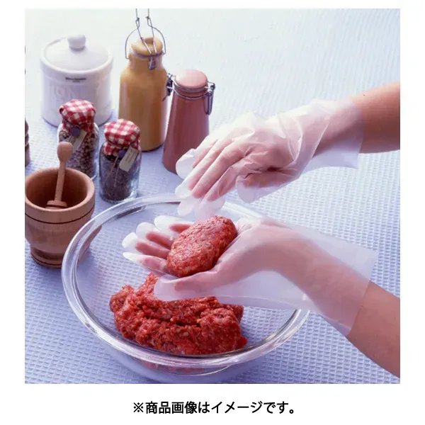 showa 장갑 좋은 손 아름다운 손 활용 장갑 폴리에틸렌 크기 S 100 조각