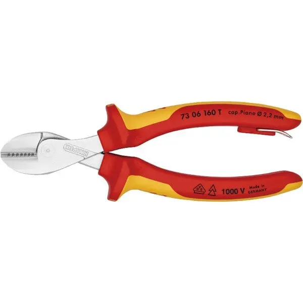 Knipex 7306-160TBK [단열 콤팩트 니퍼, 가을 예방 (BK)]