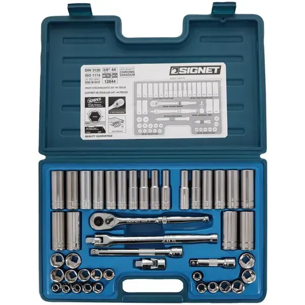 Signet Signet 12844 [3/8DR 44PC MM 인치 소켓 렌치 세트]