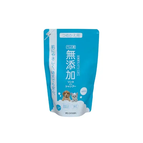 아이리스 오야마 IRIS OHYAMA 무첨가 린스 인 샴푸 리필 430ml TMS-430