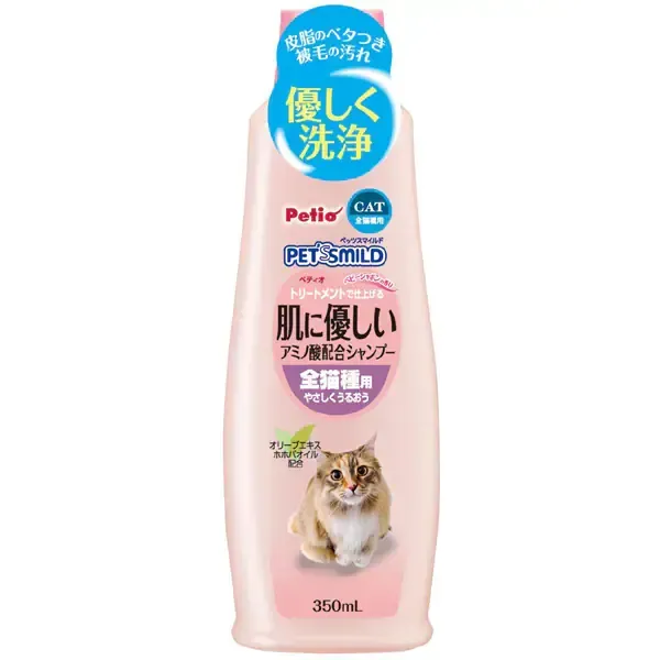 페티오 Petio Petz 스마일 피부 친화적 인 아미노산 배합 샴푸 전체 고양이 종용 350mL