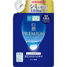 로트 제약 ROHTO 하다라보 백윤 프리미엄 약용 침투 미백 화장수 촉촉한 타입 리필 170ml