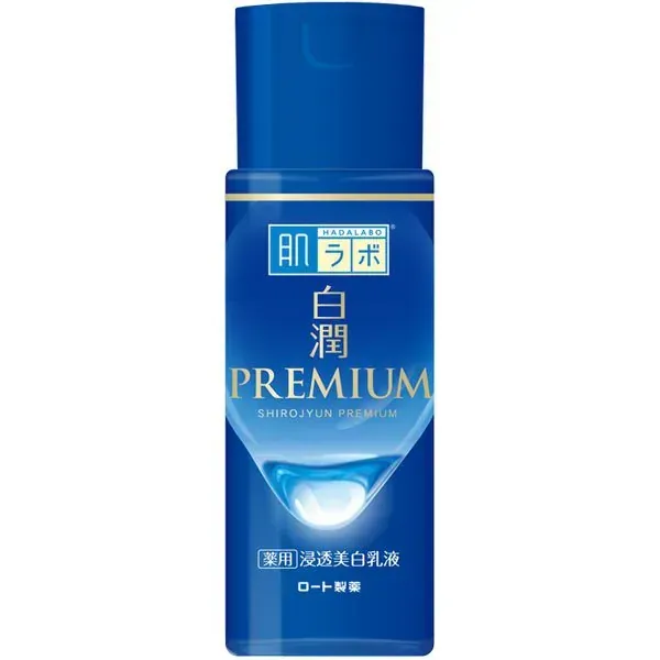 로트 제약 ROHTO 하다라보 백윤 프리미엄 약용 침투 미백 유액 140ml