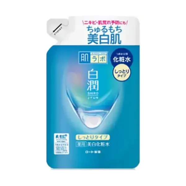 로트 제약 ROHTO 하다라보 백윤약용 미백 화장수 촉촉한 타입 리필 [170mL]