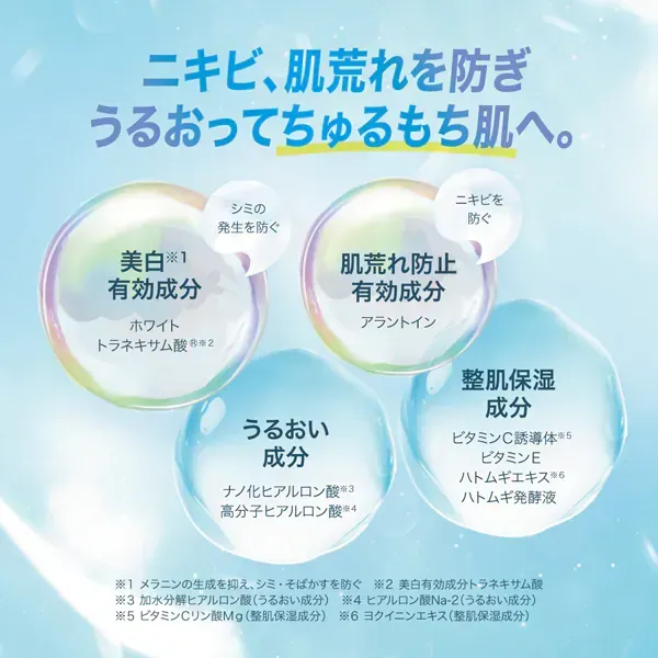 로트 제약 ROHTO 하다라보 백윤약용 미백 화장수 촉촉한 타입 리필 [170mL]