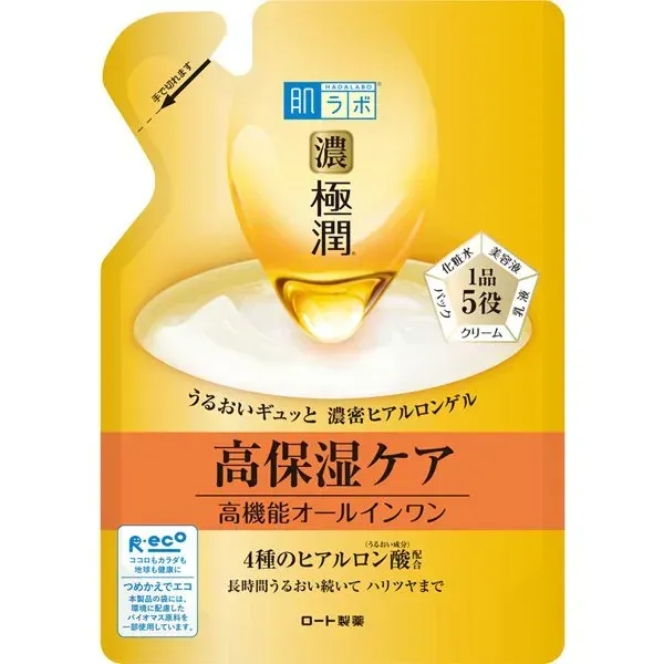 로트 제약 ROHTO 하다라보 극윤 퍼펙트 겔 80g [올인원 겔]
