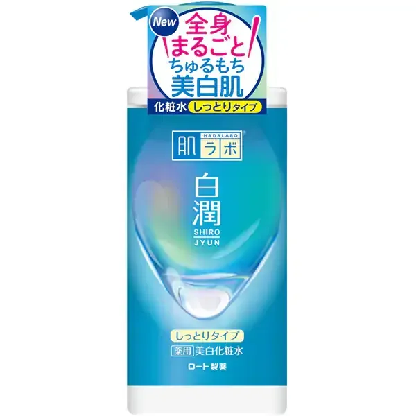 로트 제약 ROHTO 하다라보 백윤약용 미백 화장수 촉촉한 대용량 펌프 400ml