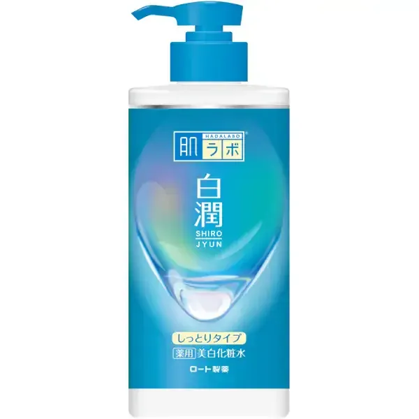 로트 제약 ROHTO 하다라보 백윤약용 미백 화장수 촉촉한 대용량 펌프 400ml