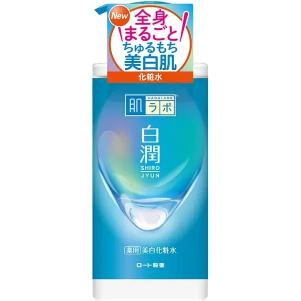 로트 제약 ROHTO 하다라보 백윤약용 미백 화장수 대용량 펌프 400ml