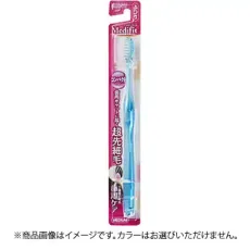 에비스 EBiSU 메디핏트 클리어 초첨세 털털 브러시 보통 1개