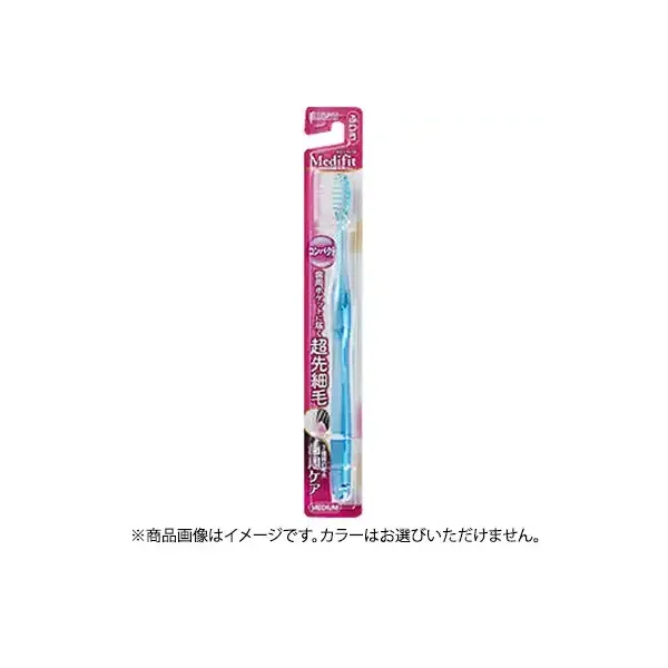 에비스 EBiSU 메디핏트 클리어 초첨세 털털 브러시 보통 1개
