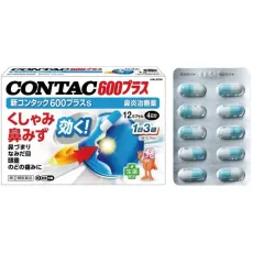 신 콘택 CONTAC 600 플러스 s 12 캡슐