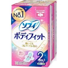 유니/참 소피소피 바디 피트 보통의 일용 날개 21cm 20장×2개 팩 [생리대]