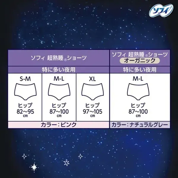 유니 매력 소피소피 초 숙면 반바지 ML 8 장