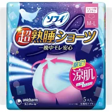 유니 매력 소피 한정 소피 초 숙면 반바지 시원한 피부 ML 5 장 [생리대]