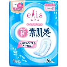 생리대 엘리스 신 맨살 피부감 (많은 낮~보통의 일용) 날개 없음 26장