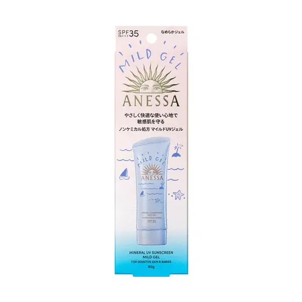 시세이도 SHISEIDO 아네사 ANESSA 아네사 미네랄 UV 마일드 젤 90g SPF35/PA+++ [선스크린 얼굴 몸용]