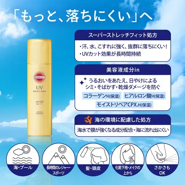선컷 SUNCUT 선컷 R 퍼펙트 UV 스프레이 SPF50+/PA++++ 90g [썬스크린]