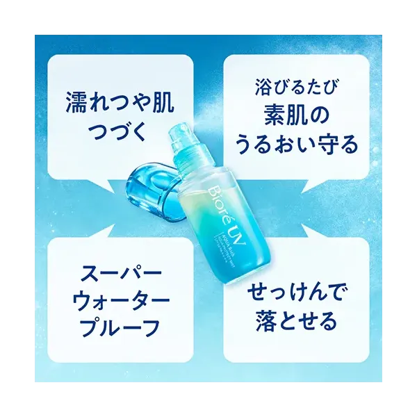 Biore 비오레 UV 아쿠아 리치 아쿠아 프로텍트 미스트 교체 60ml [자외선 차단제 얼굴 · 몸 · 머리]