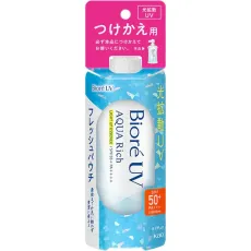Biore 비오레 UV 아쿠아리치 라이트 업 에센스 신선한 파우치 교체 120g SPF50+ PA++++ [썬크림 얼굴·몸용]