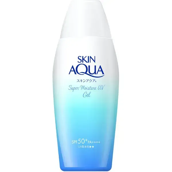 SKIN AQUA 스킨 아쿠아 슈퍼 모이스처 UV 젤 병 110g SPF 50+/PA+++ 3종 히알루론산 슈퍼 워터 프루프 전신용 [썬크림 얼굴·몸용]
