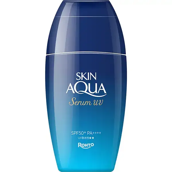 SKIN AQUA 스킨 아쿠아 히알루론 세럼 UV 70g SPF50 +/PA+++ + 3종 히알루론산 최고 농도 배합 에탄올 프리 수감 UV [썬크림 얼굴·몸용]