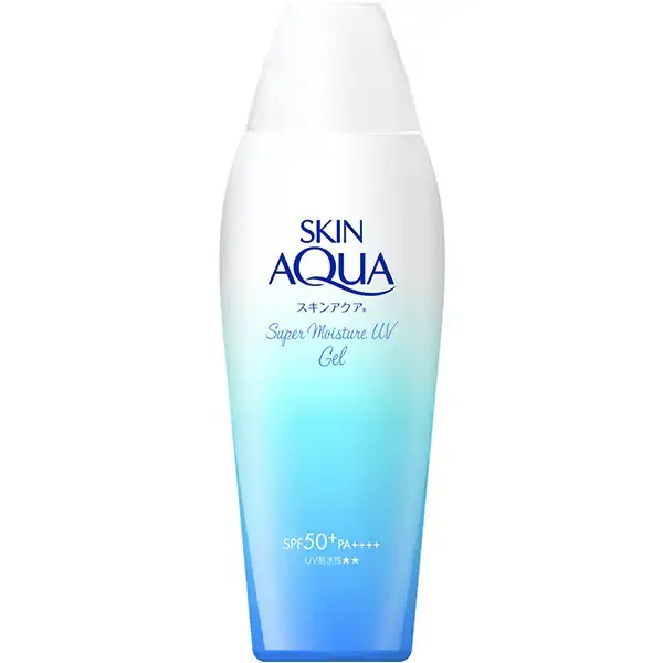 SKIN AQUA 스킨 아쿠아 슈퍼 모이스처 UV 젤 대용량 165g SPF50+/PA+++ + 3종 히알루론산 슈퍼 워터 프루프 전신용 [썬크림 얼굴·몸용]