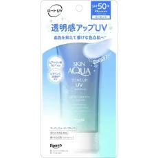 SKIN AQUA 스킨 아쿠아 톤 업 UV 에센스 블루 80g SPF50+/PA++++ 블루 컬러 색백 피부 사본의 향기 [썬크림 얼굴·몸용]