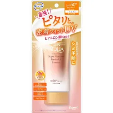 SKIN AQUA 스킨 아쿠아 슈퍼 모이스처 배리어 UV 에센스 70g SPF50+/PA++++ 배리어 피트 처방 밀착 UV 미용액 성분 배합 [썬크림 얼굴·몸용]