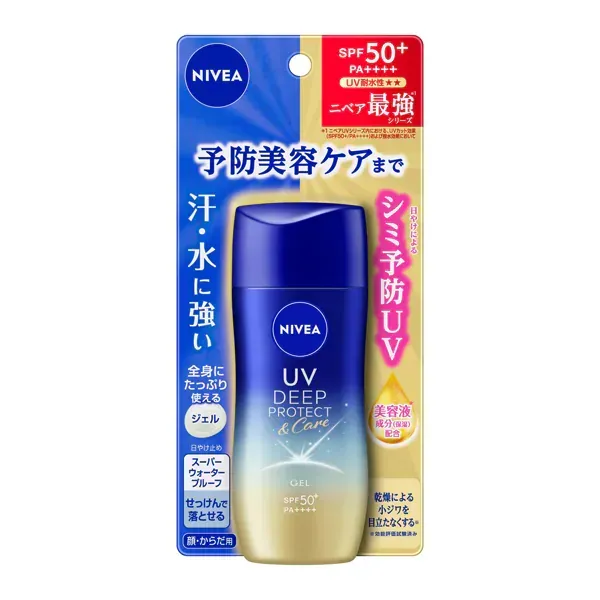 NIVEA 니베아 UV 딥 프로텍트n 케어 젤 SPF50+/PA++++ 클리어 플로럴의 향기 80g [썬크림]