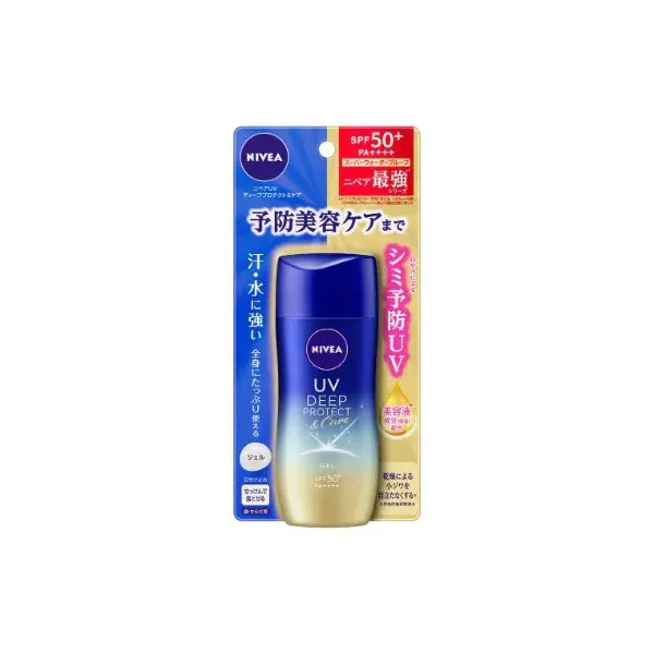 NIVEA 니베아 UV 딥 프로텍트n 케어 젤 SPF50+/PA++++ 클리어 플로럴의 향기 80g [썬크림]