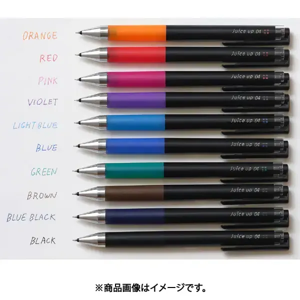 파일럿 PILOTJuice up 수성 안료 겔 잉크 볼펜 주스 업 0.4mm/초극세 블랙 LJP-20S4-B