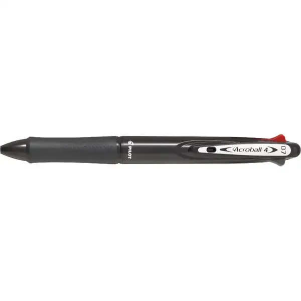 파일럿 PILOT 다색 볼펜 아크로볼 4 유성 볼펜 0.7mm (검정)