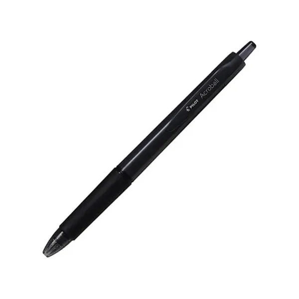 파일럿 PILOT 유성 볼펜 아크로볼 0.7mm 블랙(블랙 잉크) BAB-17-BB
