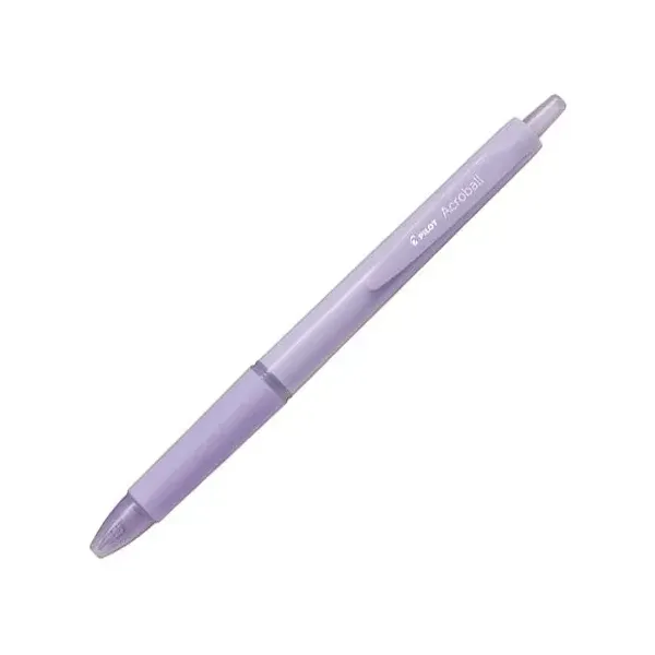 파일럿 PILOT 유성 볼펜 아크로 볼 0.5mm 퍼플(블랙 잉크) BAB-15-PUB