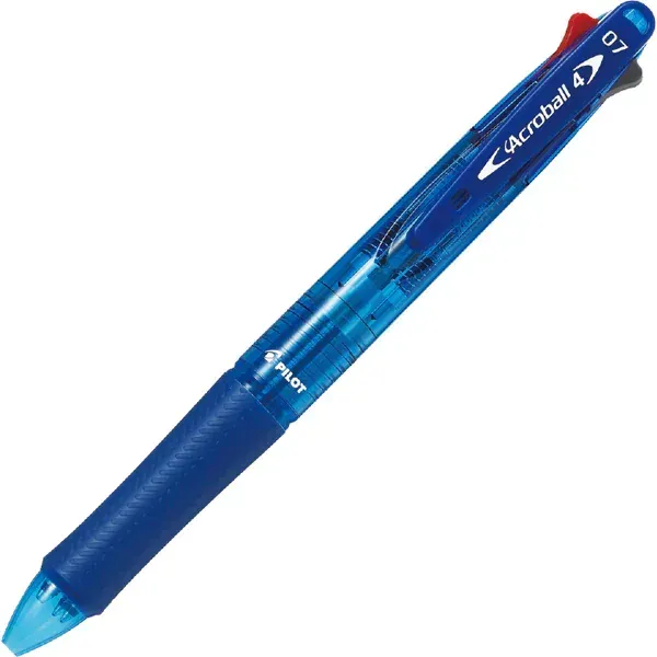 파일럿 PILOT 다색 볼펜 아크로볼 4 유성 볼펜 0.7mm (파랑)