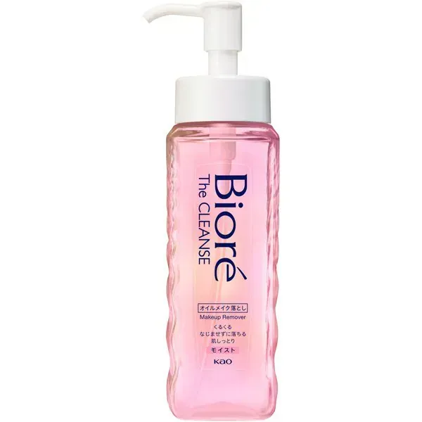 비오레 Biore 자클렌즈 오일 메이크업 드롭 모이스트 190ml [메이크업 드롭 오일]