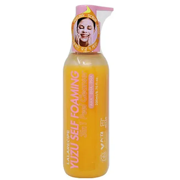 라라 레시피 LALARECIPELALARECIPE YUZU SELF FOAMING 3in1 CLEANSER