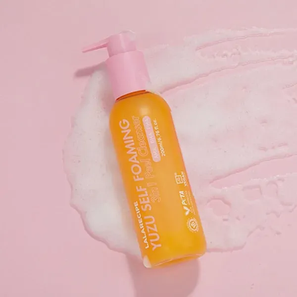 라라 레시피 LALARECIPELALARECIPE YUZU SELF FOAMING 3in1 CLEANSER