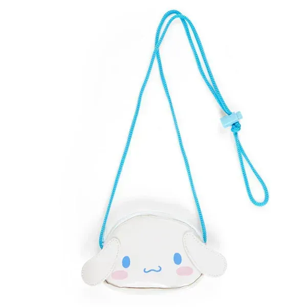 Sanrio Sanrio Sanrio 캐릭터 로프가있는 얼굴 모양 동전 케이스 계피 롤 [캐릭터 상품]