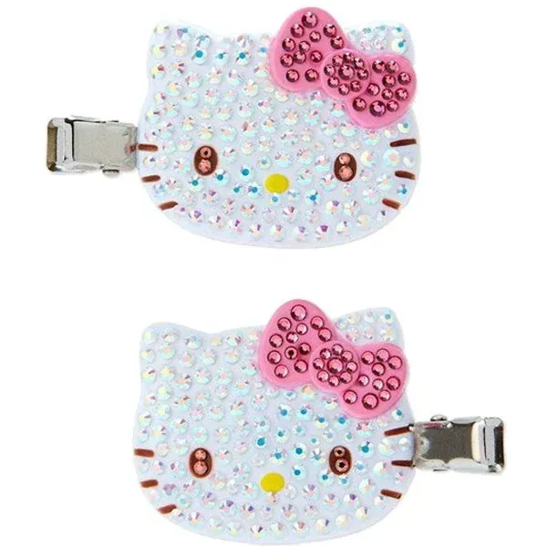 산리오 Sanrio 산리오 캐릭터즈 앞머리 클립 보석 데코 헬로 키티