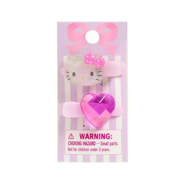 산리오 Sanrio 산리오 캐릭터즈 미니 헤어 클립 2개 세트 헬로 키티