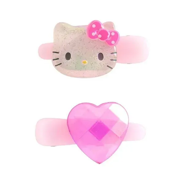 산리오 Sanrio 산리오 캐릭터즈 미니 헤어 클립 2개 세트 헬로 키티