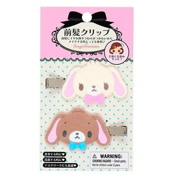 산리오 Sanrio 산리오 캐릭터 설탕 버니스 플록키 앞머리 클립