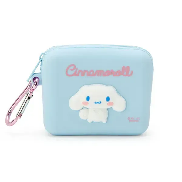 산리오 Sanrio 산리오 캐릭터즈 실리콘 소재의 미니 파우치 시나모롤