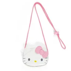 Sanrio Sanrio Sanrio 캐릭터 로프가있는 얼굴 모양 동전 케이스 헬로 키티
