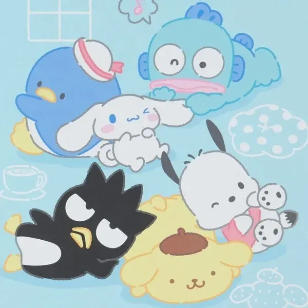 산리오 Sanrio 캐릭터 상품 산리오 캐릭터즈 자유장 블루