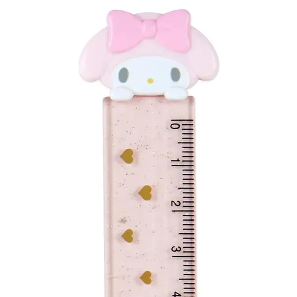 산리오 Sanrio 캐릭터 상품 산리오 캐릭터 마스코트 슬림 눈금자 15cm 마이 멜로디