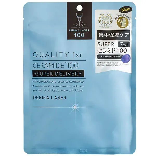 퀄리티 퍼스트 QUALITY FIRST 더마 레이저 슈퍼 세라미드 100 마스크팩7장입 