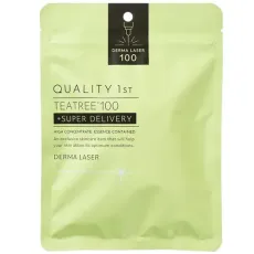 퀄리티 퍼스트 QUALITY FIRST 더마 레이저 슈퍼 TEA TREE100 마스크팩 7장입 